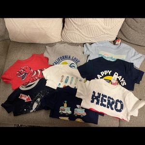 Baby Gap boy shorts and graphic tees